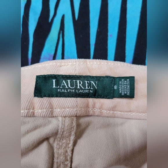 Lauren Ralph Lauren Light Pink Corduroy Pants - Picture 4 of 5